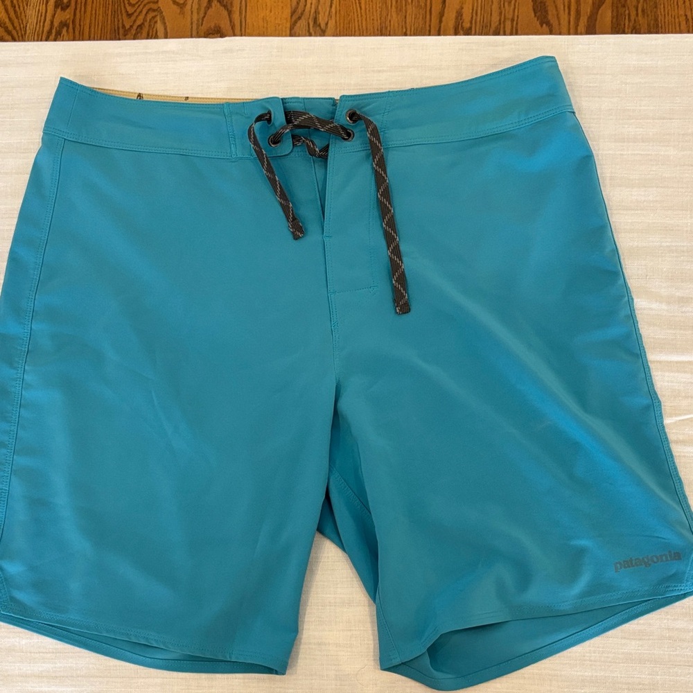 Patagonia Men's Teal Swim Board Shorts